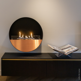 Tokyo bioethanol fireplaces in brass